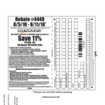 Fillable Rebate Form 4448 Menards