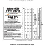 Menard Rebate Form 7069