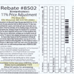 Menards 11 Price Adjustment Rebate Form