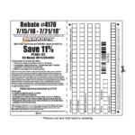 Menards 11 Rebate Form 4178