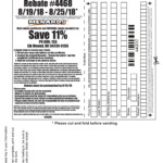 Menards 11 Rebate Form 4468