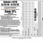 Menards 11 Rebate Form 4718