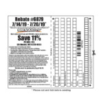 Menards 11 Rebate Form 6879