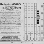 Menards 11 Rebate Form January 2022