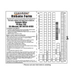 Menards 11 Rebate Form July 2022