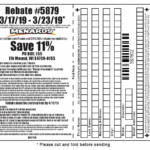 Menards 11 Rebate Request Form