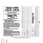 Menards 5559 Rebate Form