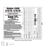 Menards Rebate 3448 Form