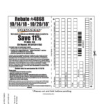 Menards Rebate 4868 Form