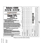 Menards Rebate 5088 Form