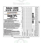 Menards Rebate 5809 Form