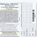 Menards Rebate Form 11 Off