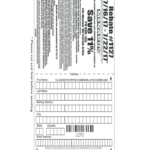 Menards Rebate Form #554