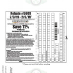 Menards Rebate Forms 5609