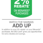 Menards Charge Card Rebate