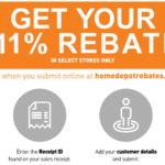 Home Depot 11 Rebate Menards