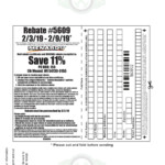 Menards 11 Rebate Form January 2023