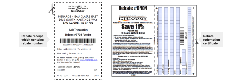 Does Menards Have The 11 Rebate Going On Right Now
