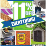 Does Menards Have 11 Off Rebate This Week