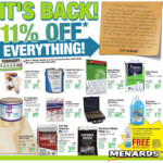 Is Menards Rebate Going On Now