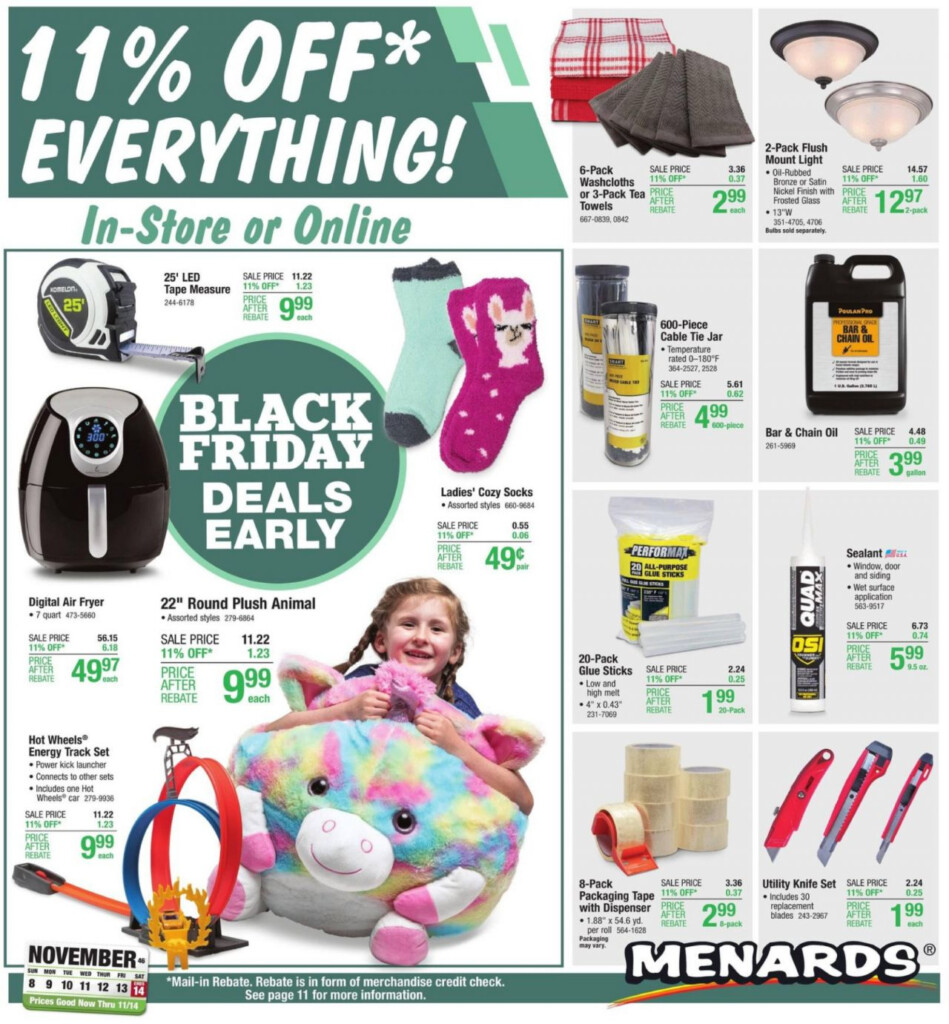 Next Menards 11 Rebate Sale