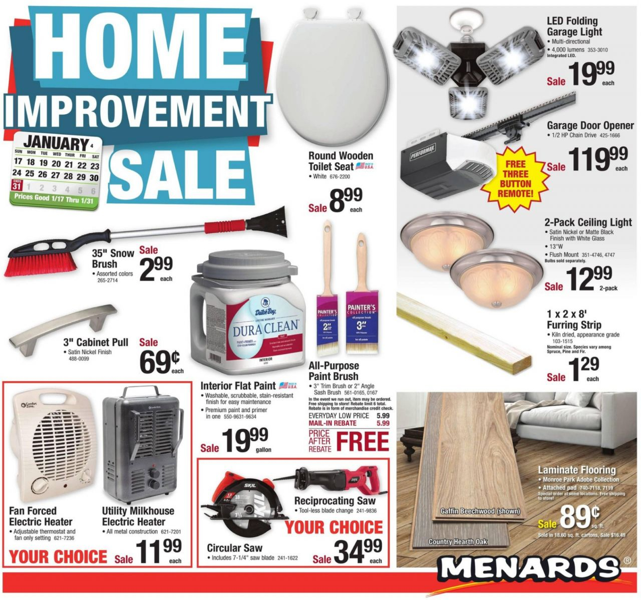 Menards Rebate Days