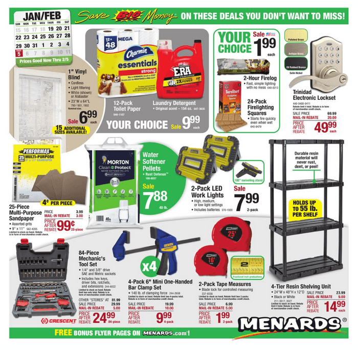 What Were Menards Rebate 11 Dates 2023