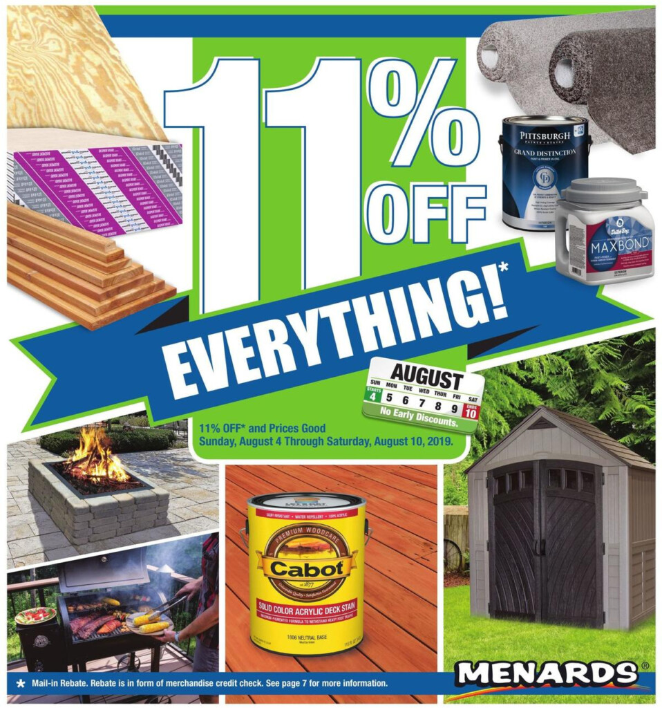 Next 11 Rebate Menards